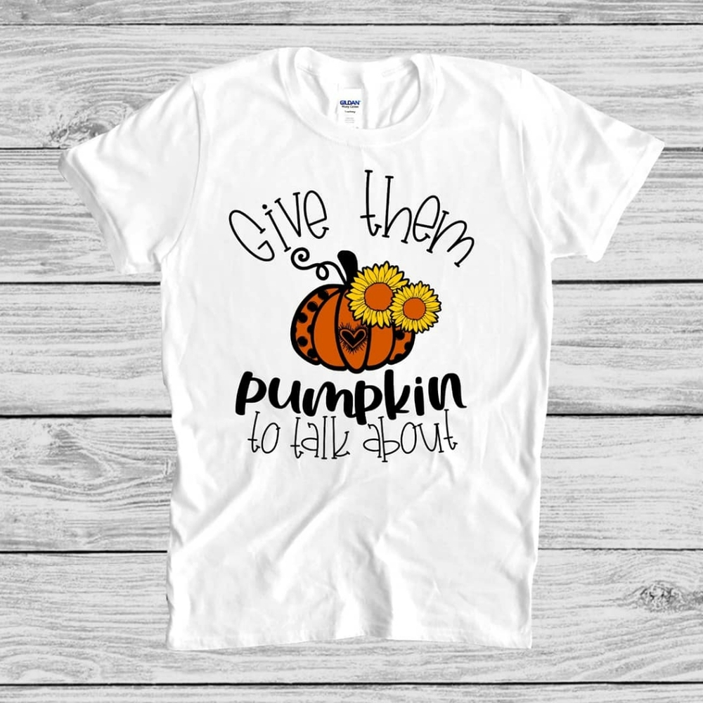 Custom vinyl fall shirts